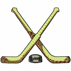 Hockey Embroidery Design 10